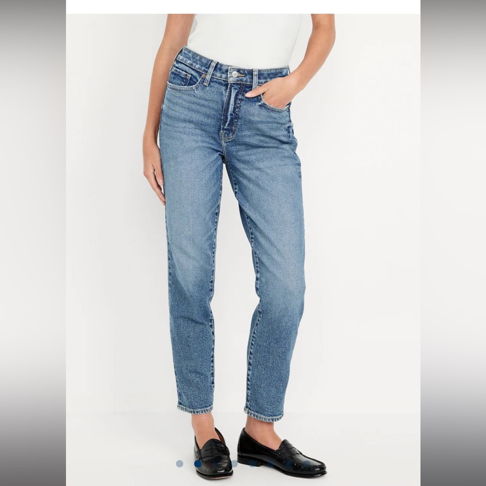 Old navy of straight high waisted jeans